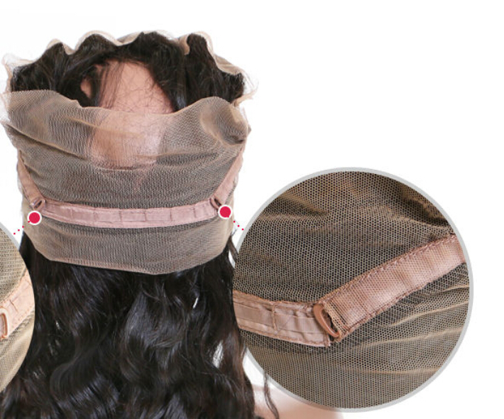 360 lace frontal  virgin human hair closure YL026